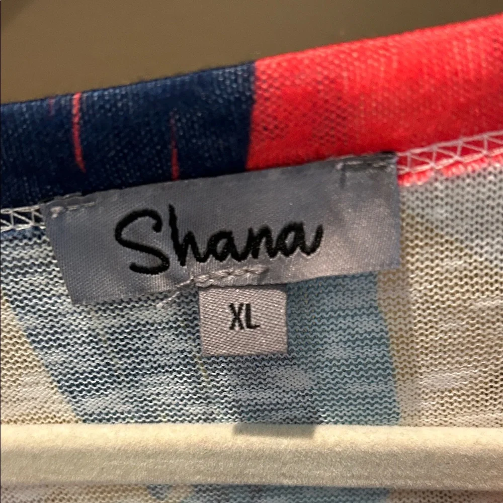 Shana Multicolor Abstract Long Sleeve Top - Picture 2 of 4